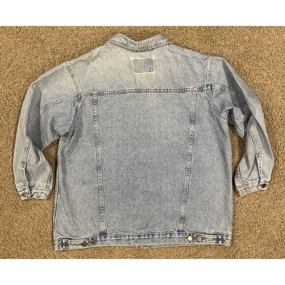Vintage Delta Burke Delta Blues Denim Jacket L Made In USA Workwear Jacket - Picture 8 of 10